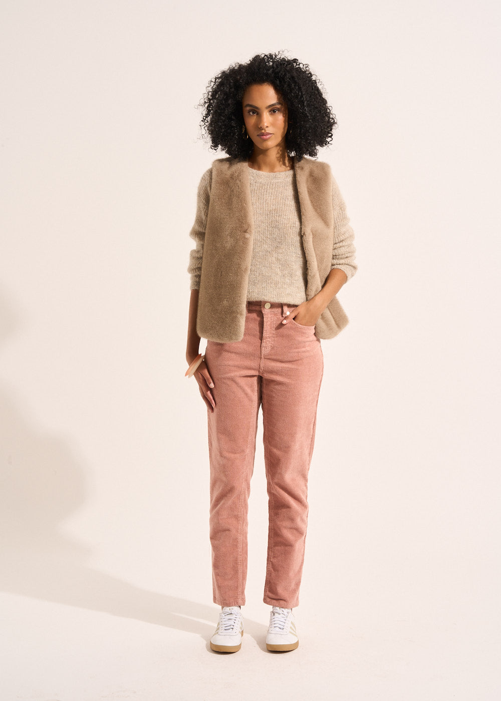 PAVLINA Velvet pants - 1 - Sud Express - Sud Express