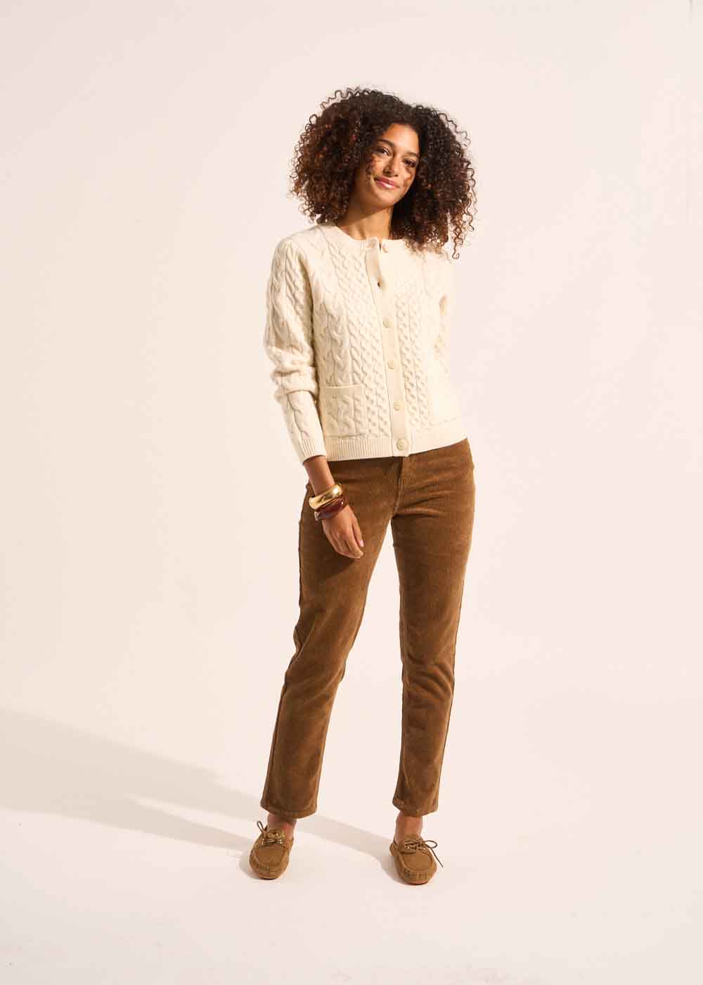 PAVLINA Velvet pants - 1 - Sud Express - Sud Express