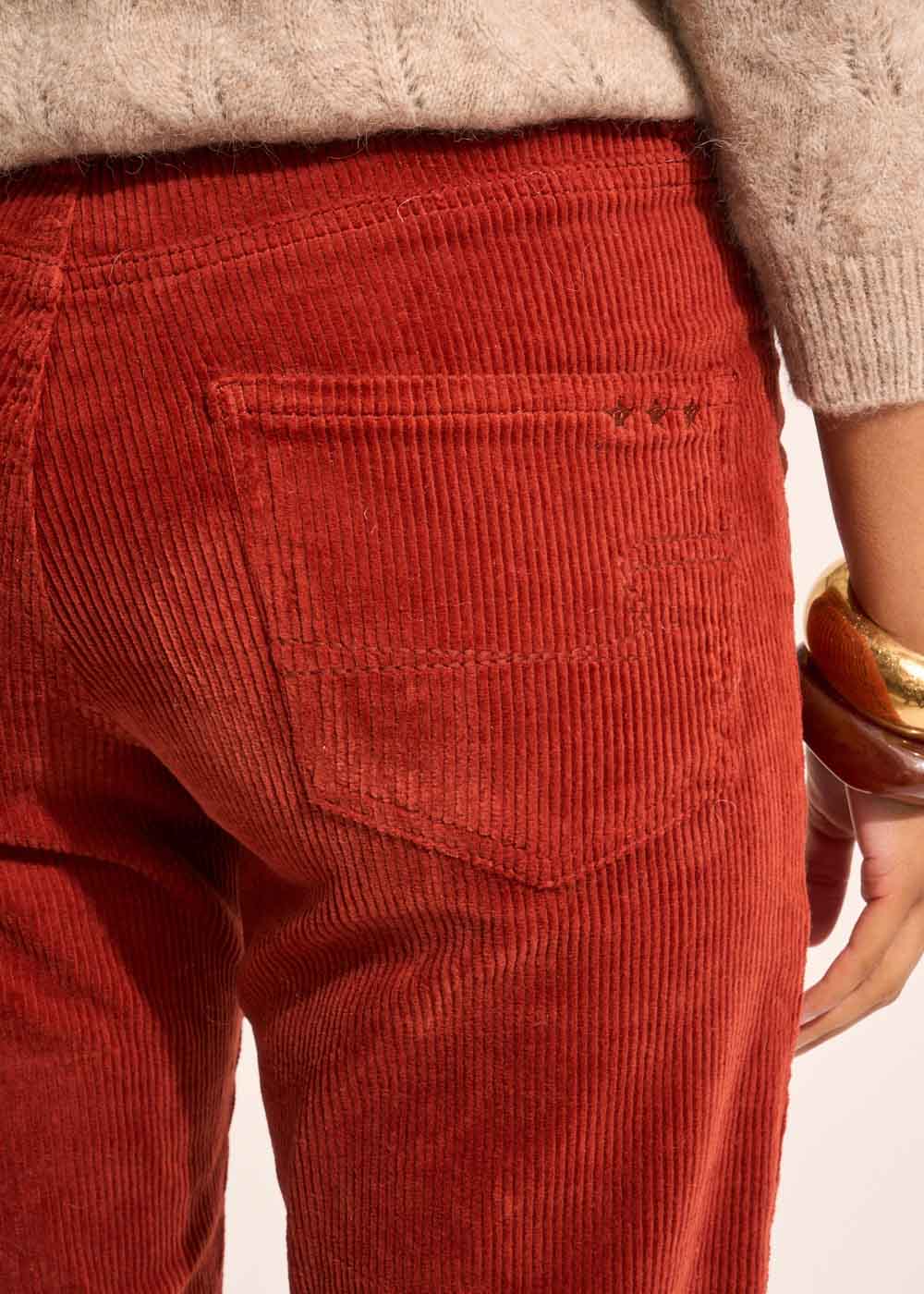 PAVLINA Velvet pants - 2 - Sud Express - Sud Express