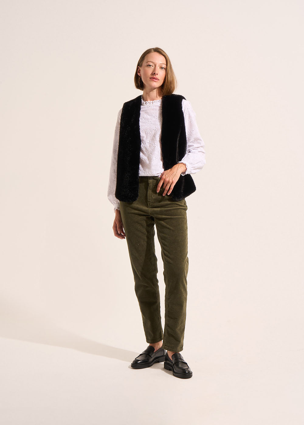 PAVLINA Velvet pants - 1 - Sud Express - Sud Express