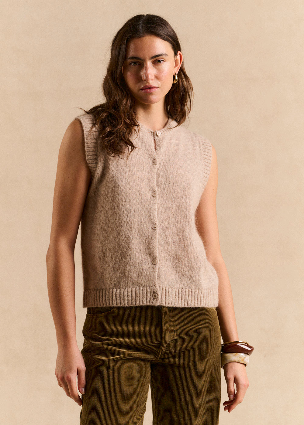 GARISTA Alpaca Sleeveless Vest - 1 - Sud Express - Sud Express