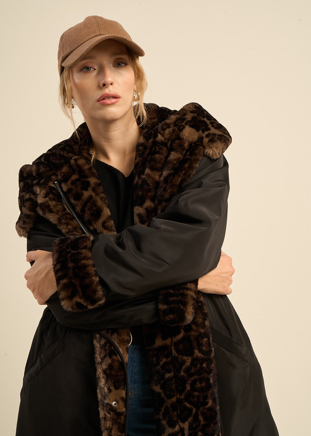 MADISON Reversible faux fur coat - 2 - Sud Express - Sud Express