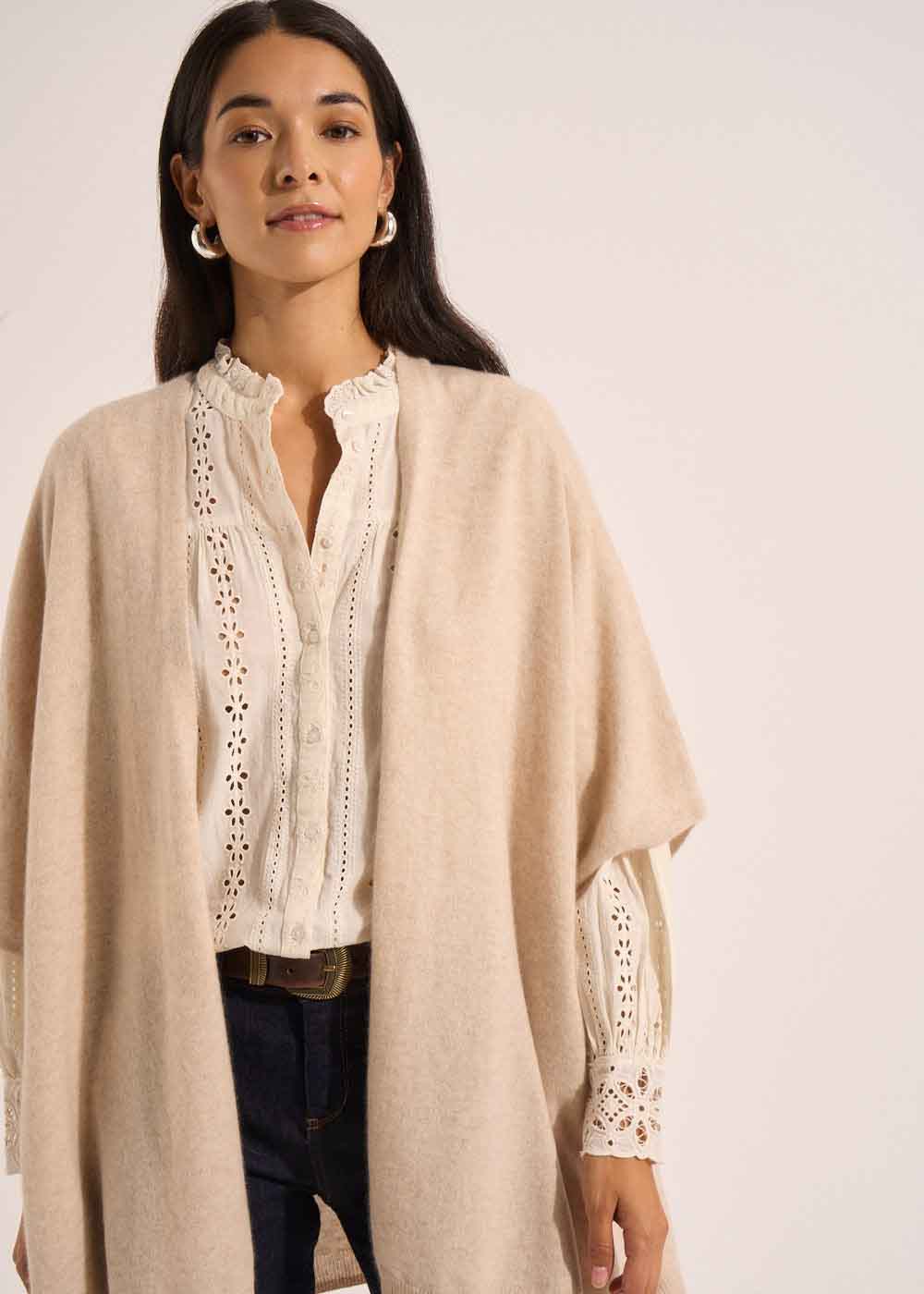 Loose-fitting cashmere cardigan - Sud Express - 5 - Sud Express