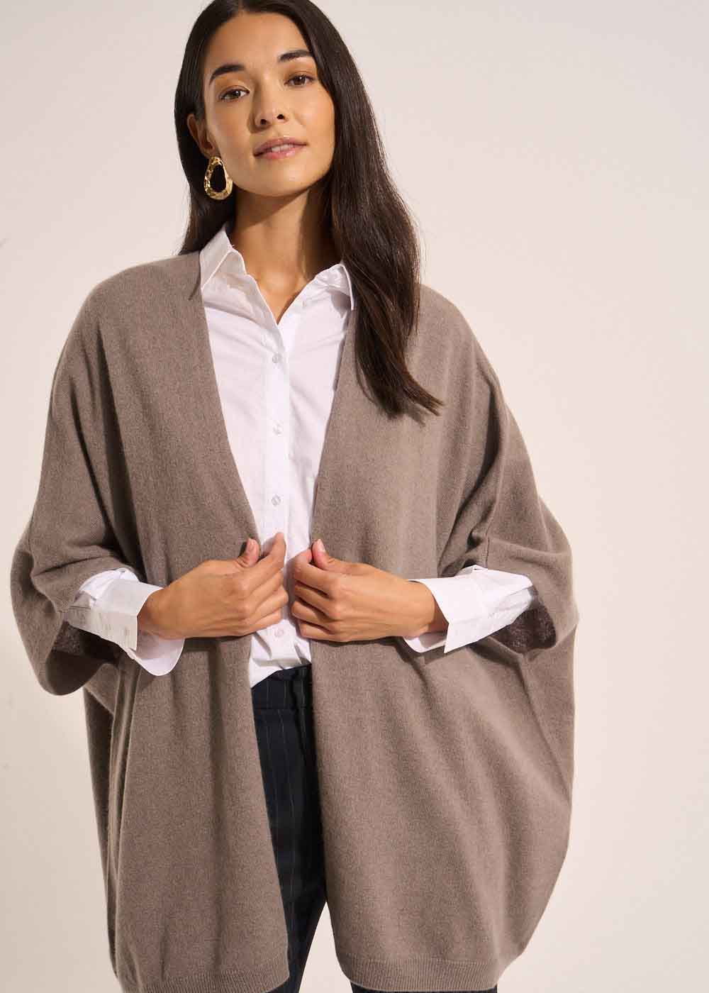 Loose-fitting cashmere cardigan - Sud Express - 6 - Sud Express