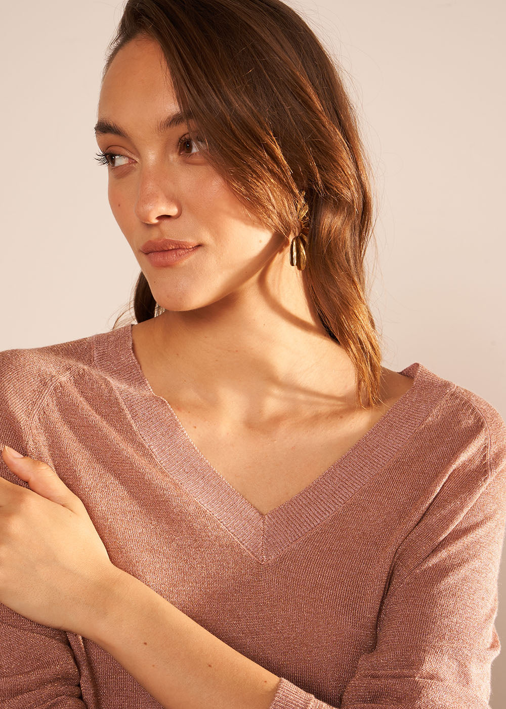 MADELEINE V-neck jumper - 2 - Sud Express - Sud Express