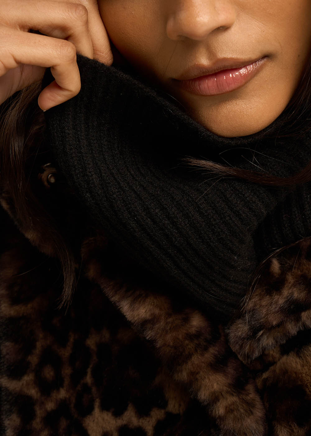 Cashmere ribbed choker - Sud Express - 2 - Sud Express