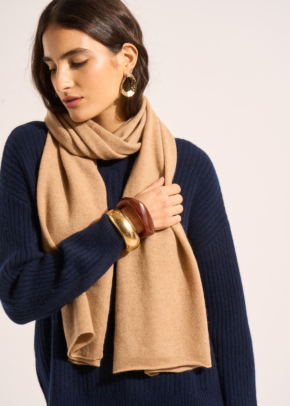 ELISE 100% Cashmere scarf - 3 - Sud Express - Sud Express