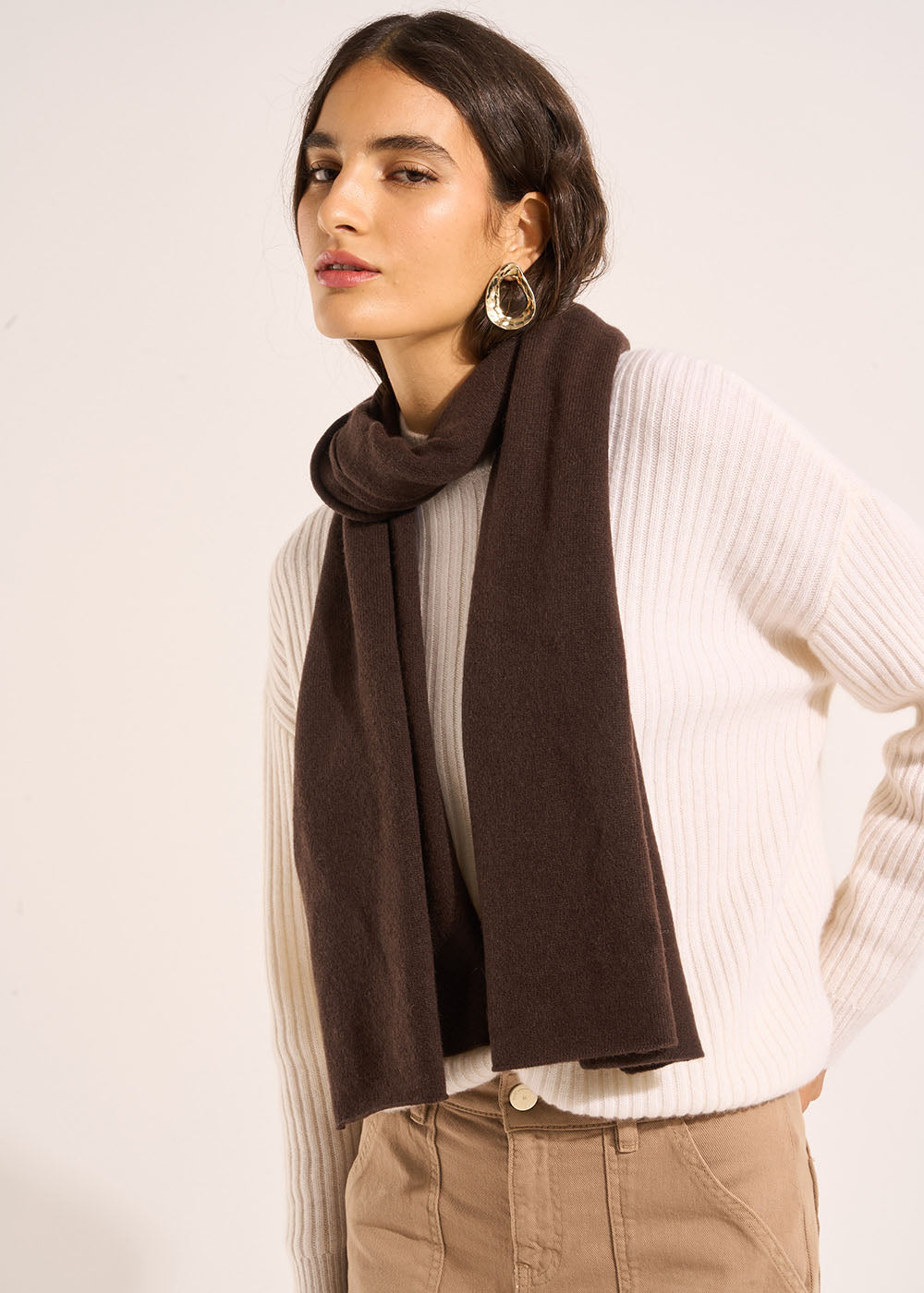 ELISE 100% Cashmere scarf - 1 - Sud Express - Sud Express