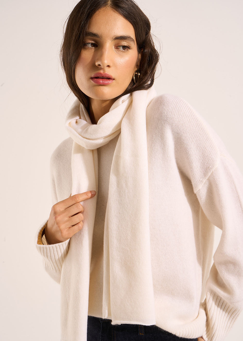 ELISE 100% Cashmere scarf - 1 - Sud Express - Sud Express