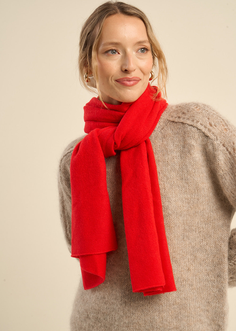 ELISE 100% Cashmere scarf - 1 - Sud Express - Sud Express