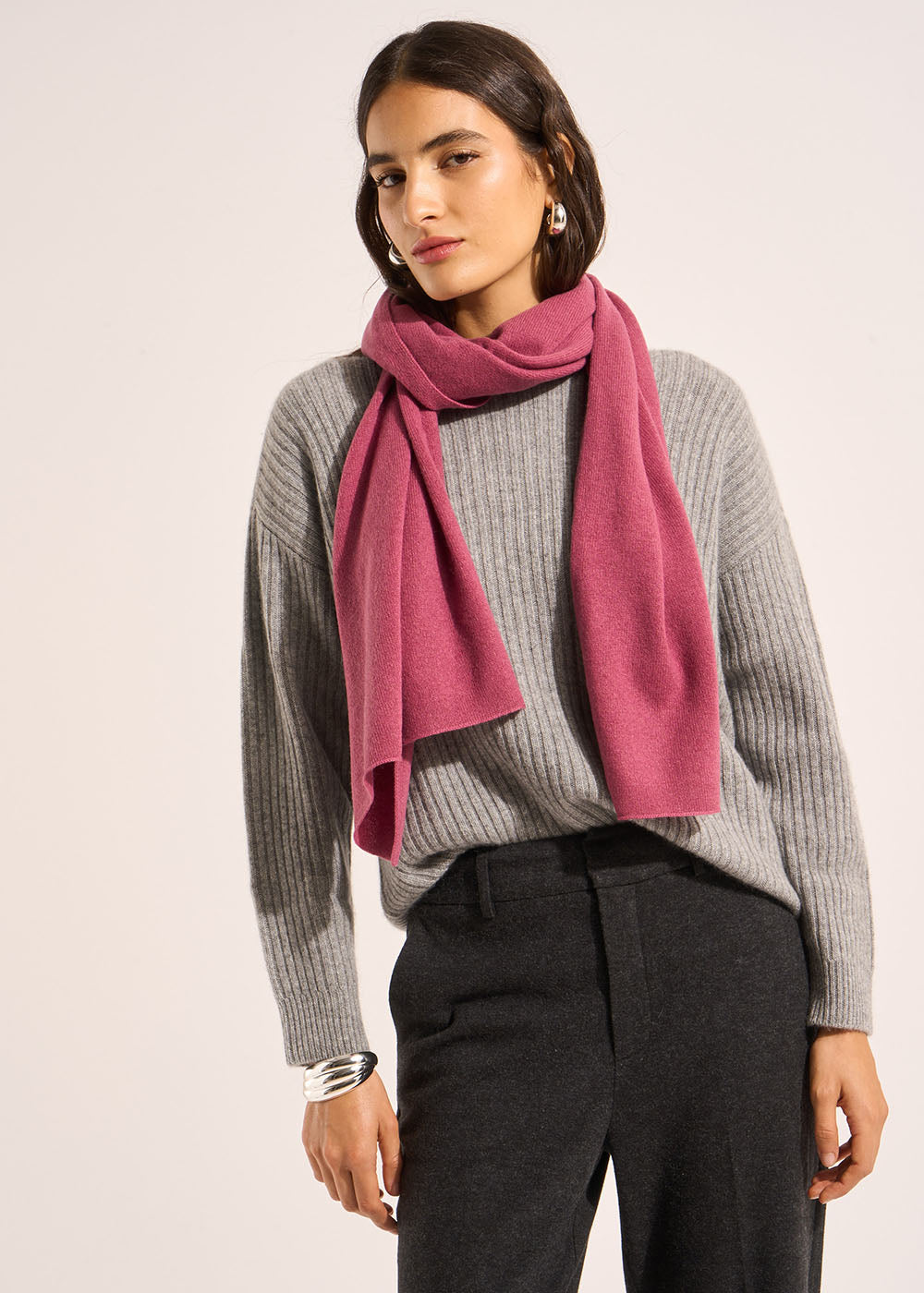 ELISE 100% Cashmere scarf - 1 - Sud Express - Sud Express
