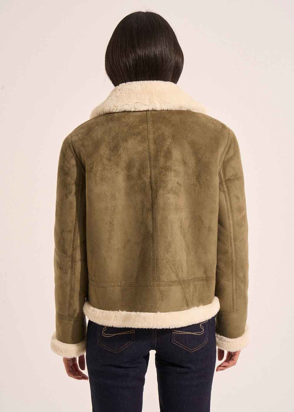 MALVINO Faux wool jacket - 3 - Sud Express - Sud Express