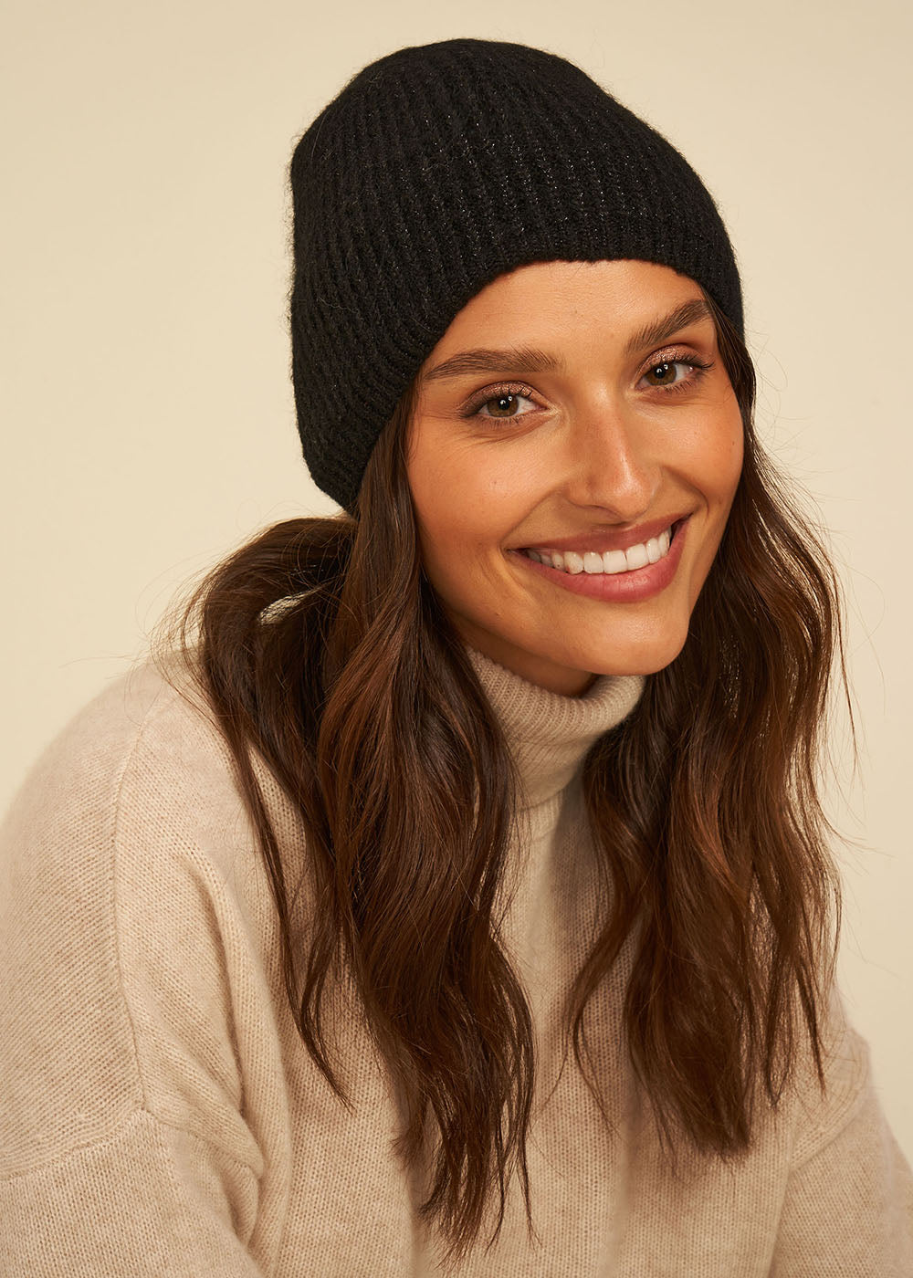 BOBUN Ribbed beanie with lurex - 2 - Sud Express - Sud Express