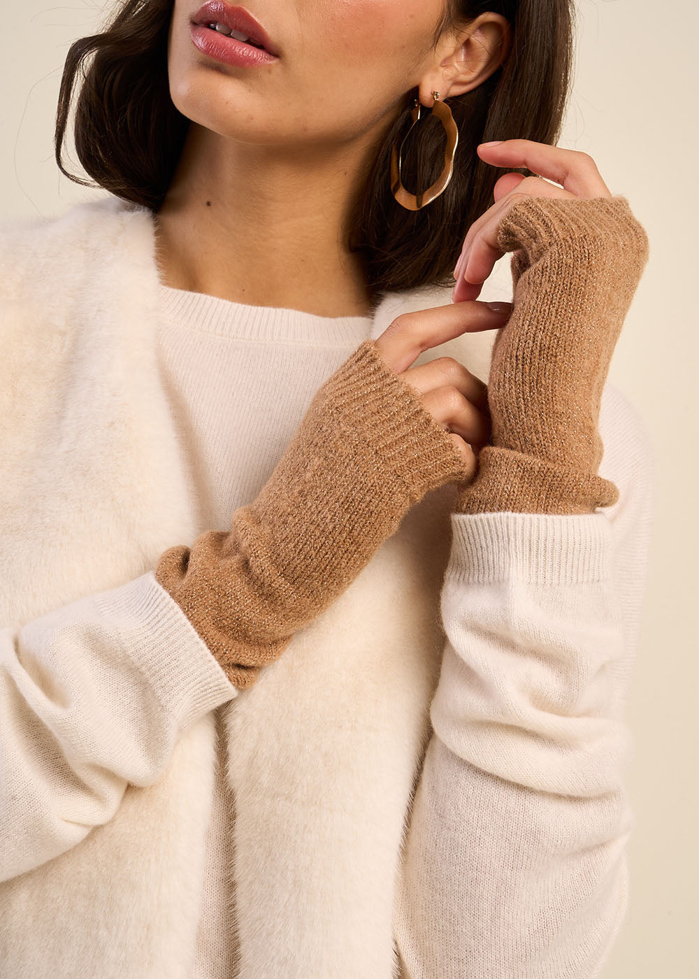 GYOZA Mittens with lurex - 2 - Sud Express - Sud Express