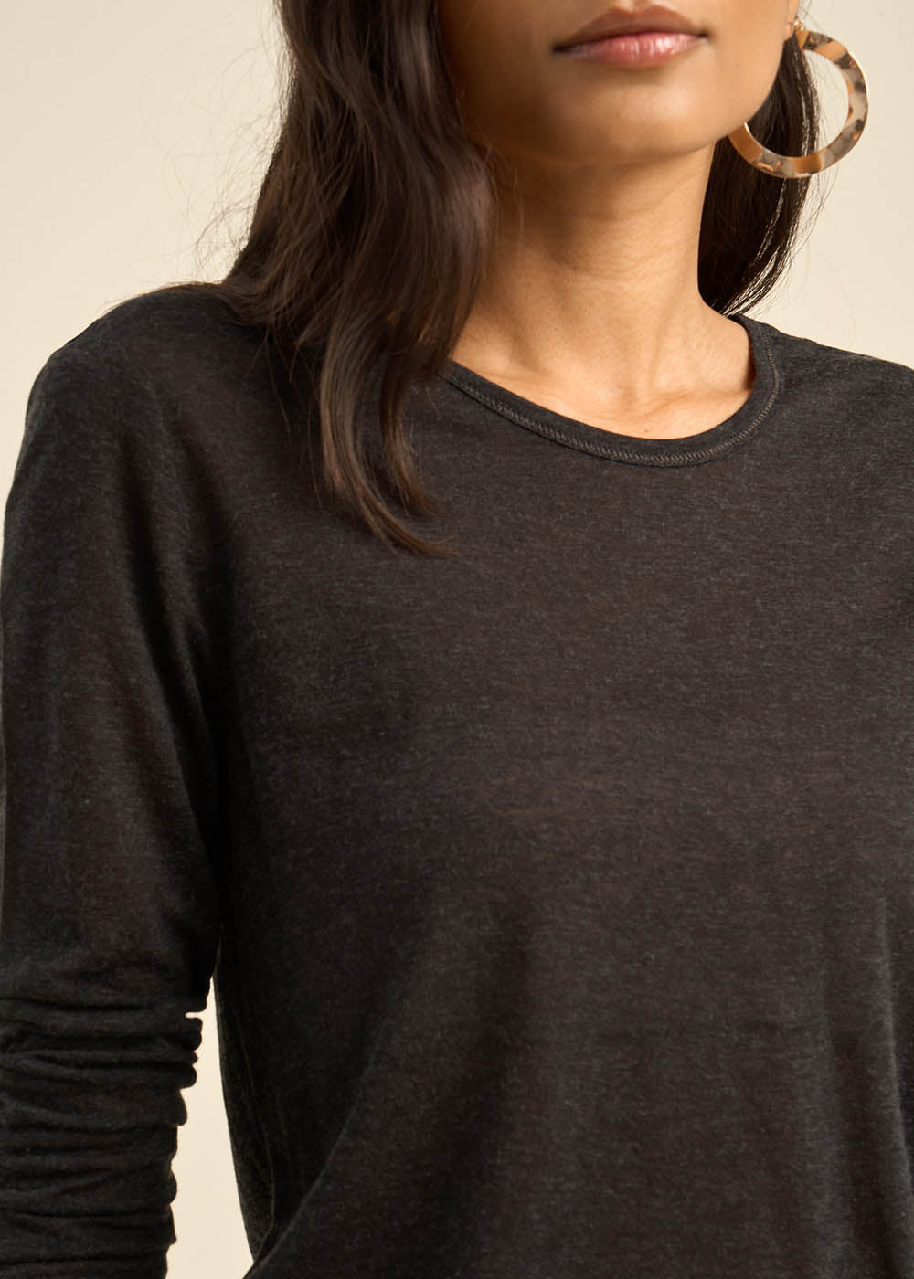 TURIANE Wool voile tee-shirt - 2 - Sud Express - Sud Express