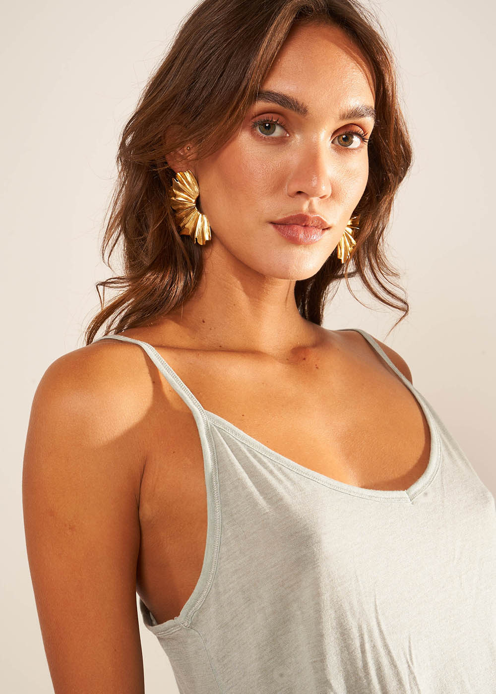 DAMIA Tank top with thin straps - 2 - Sud Express - Sud Express