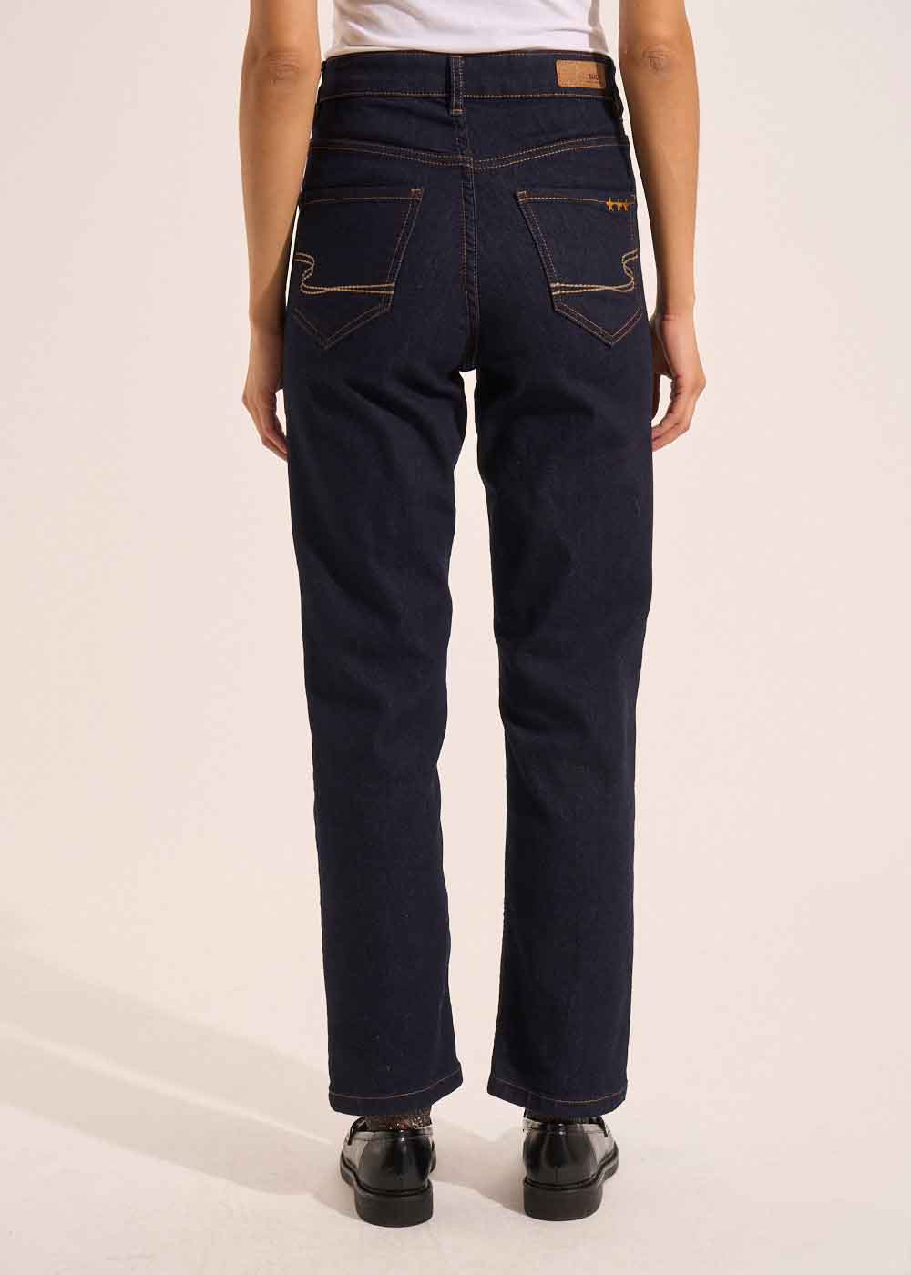 DEBBY Five-pocket high-waisted jeans - 3 - Sud Express - Sud Express