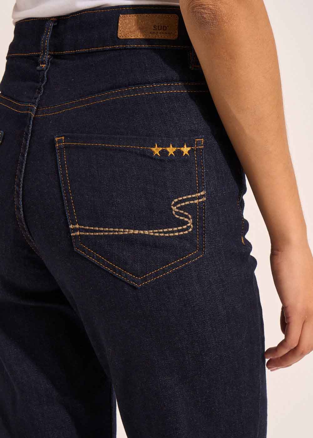 DEBBY Five-pocket high-waisted jeans - 4 - Sud Express - Sud Express