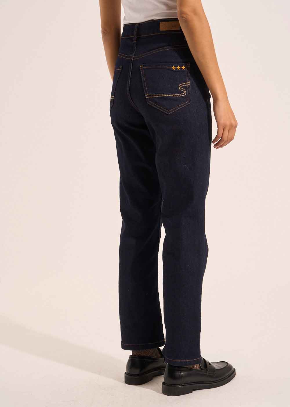 Five-pocket high-waisted jeans - Sud Express - 5 - Sud Express