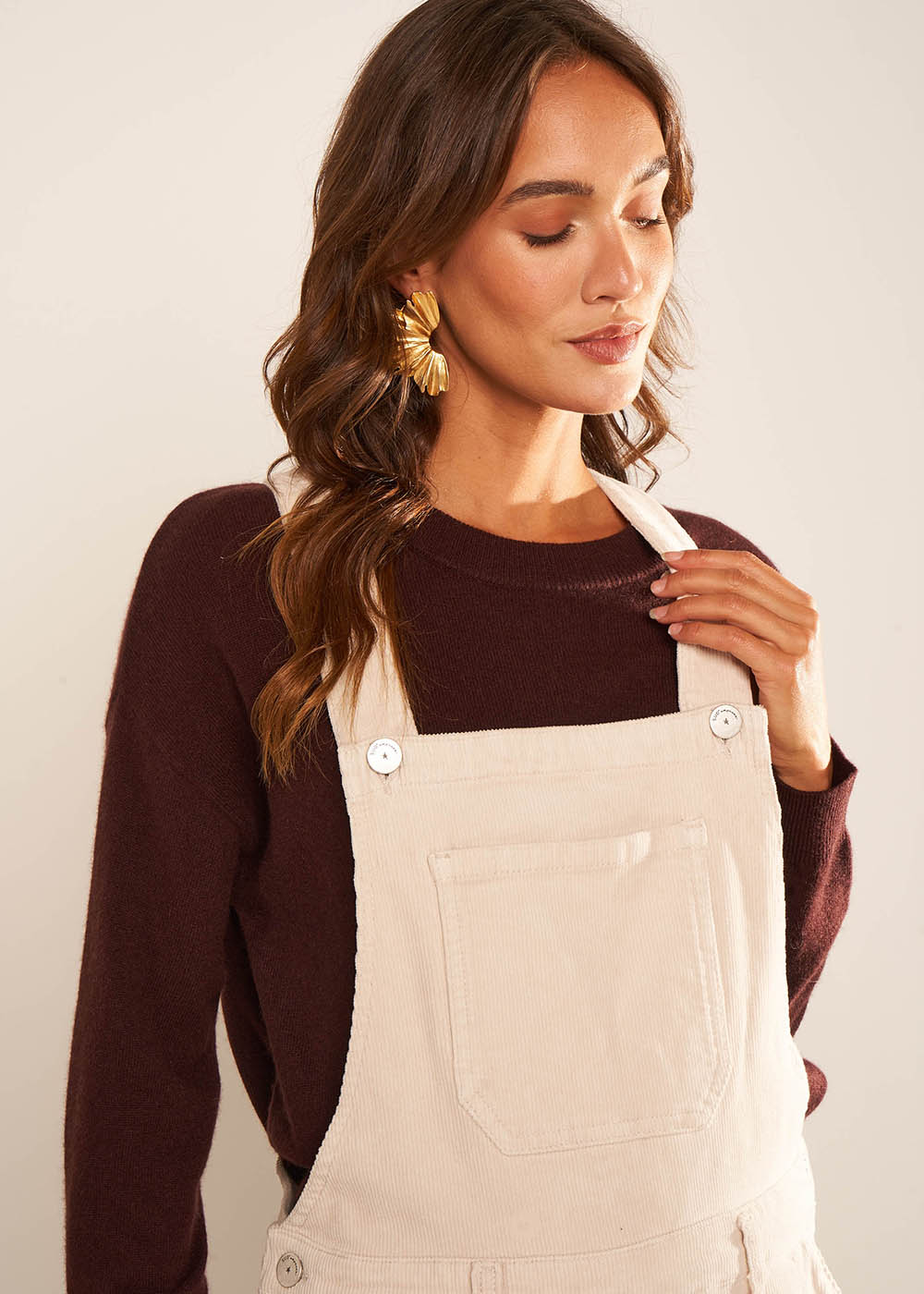 SARY Velvet dungarees - 2 - Sud Express - Sud Express