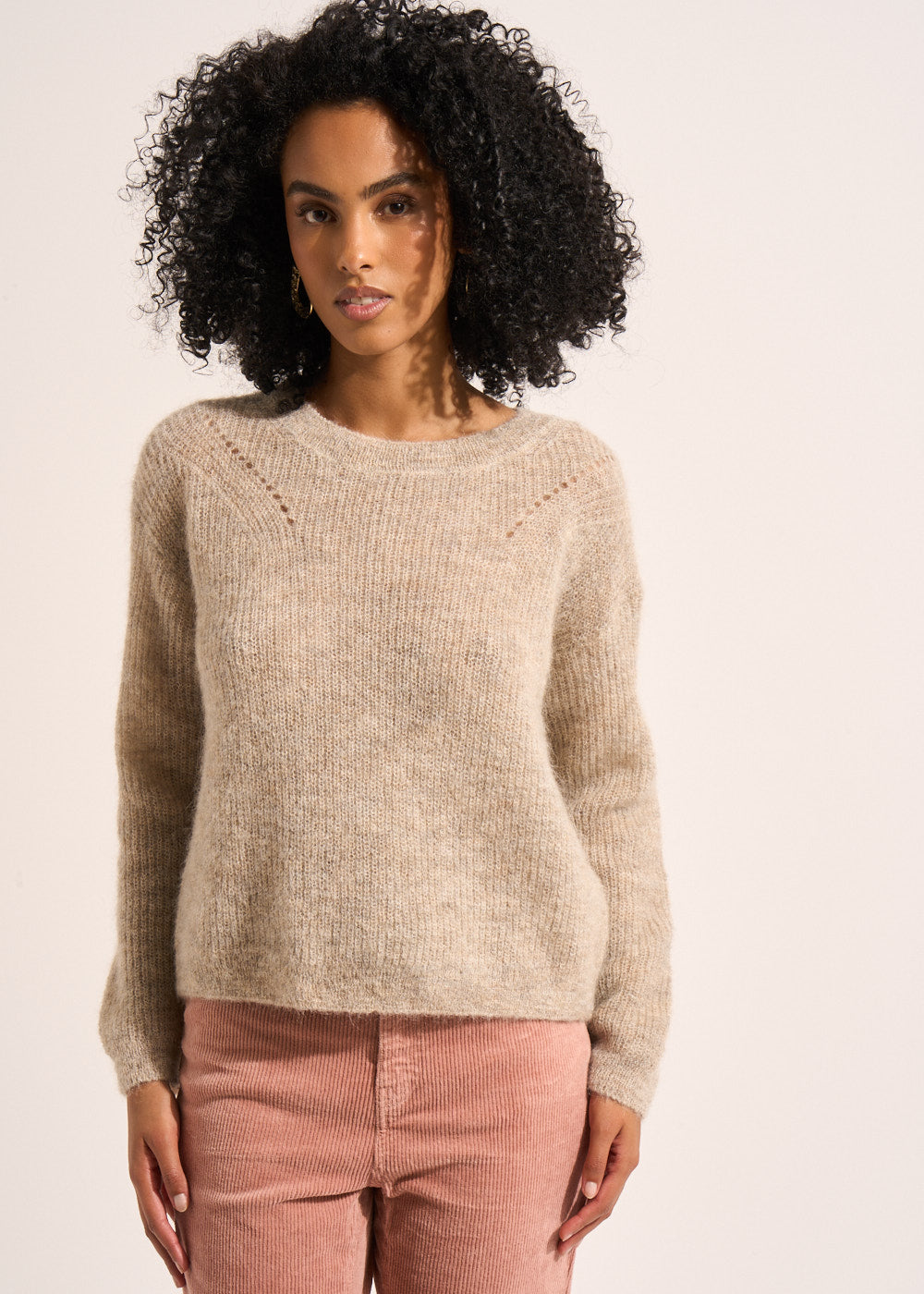 MONCOEURO Round neck sweater - 1 - Sud Express - Sud Express
