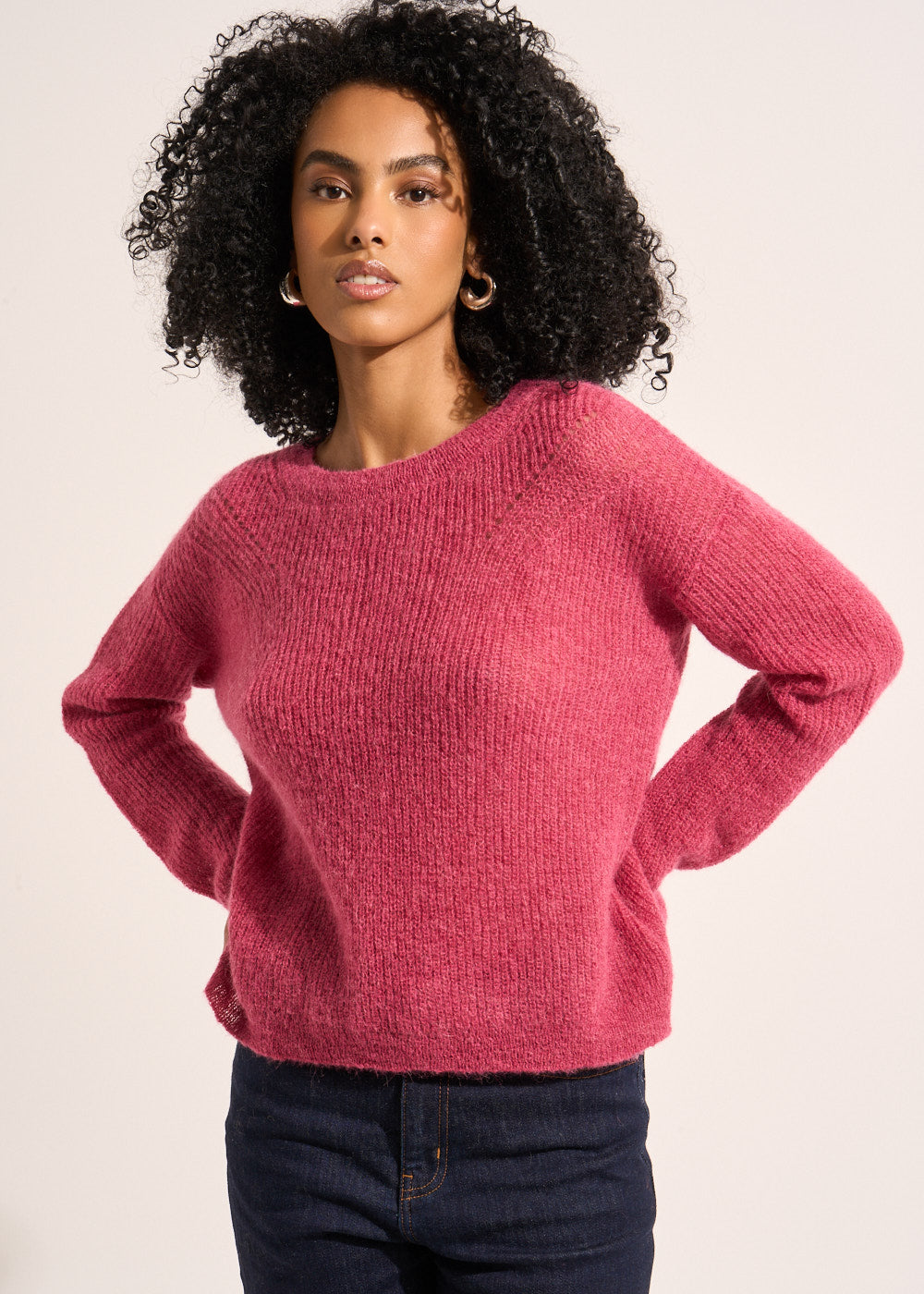 MONCOEURO Round neck sweater - 1 - Sud Express - Sud Express