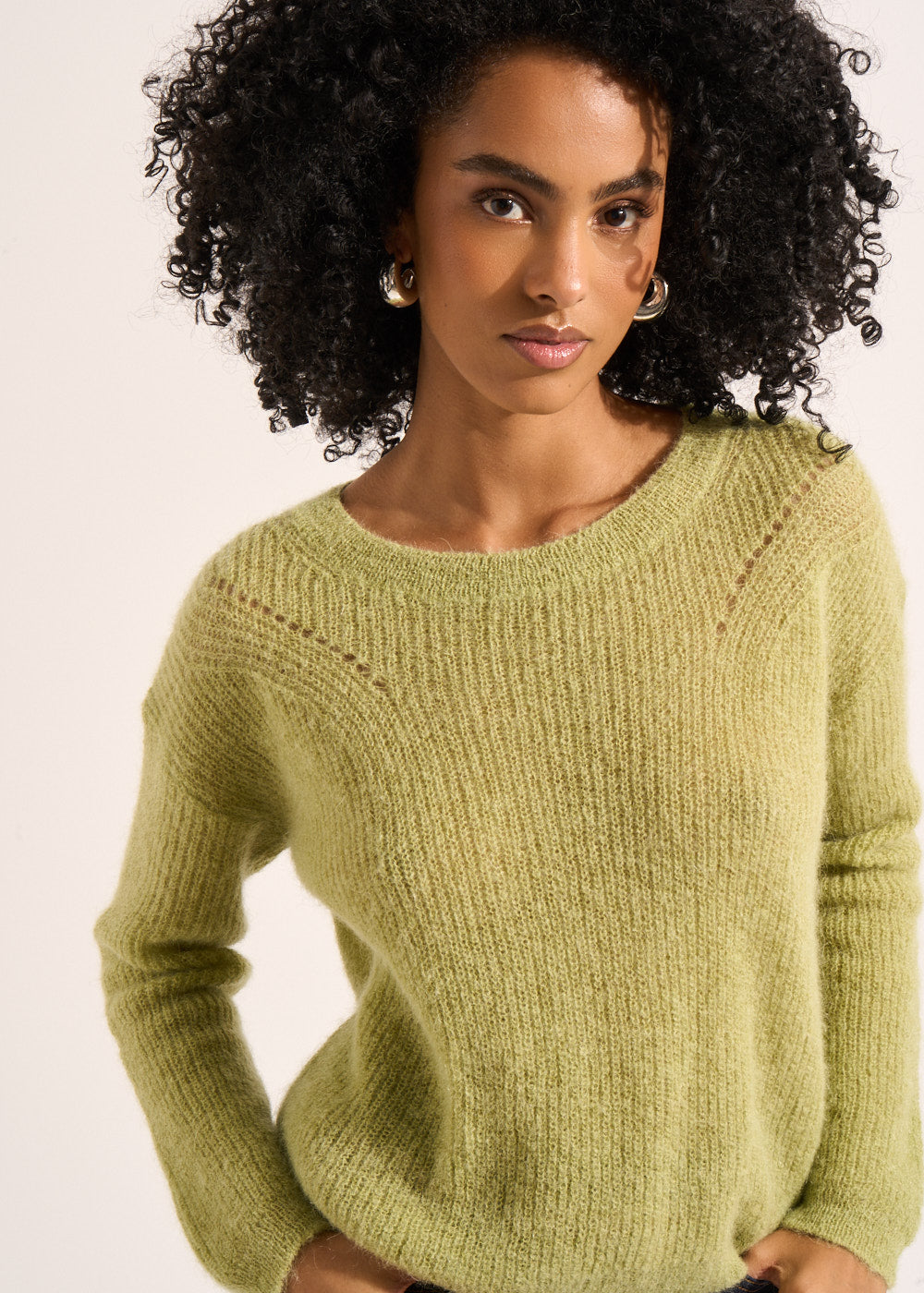 MONCOEURO Round neck sweater - 1 - Sud Express - Sud Express