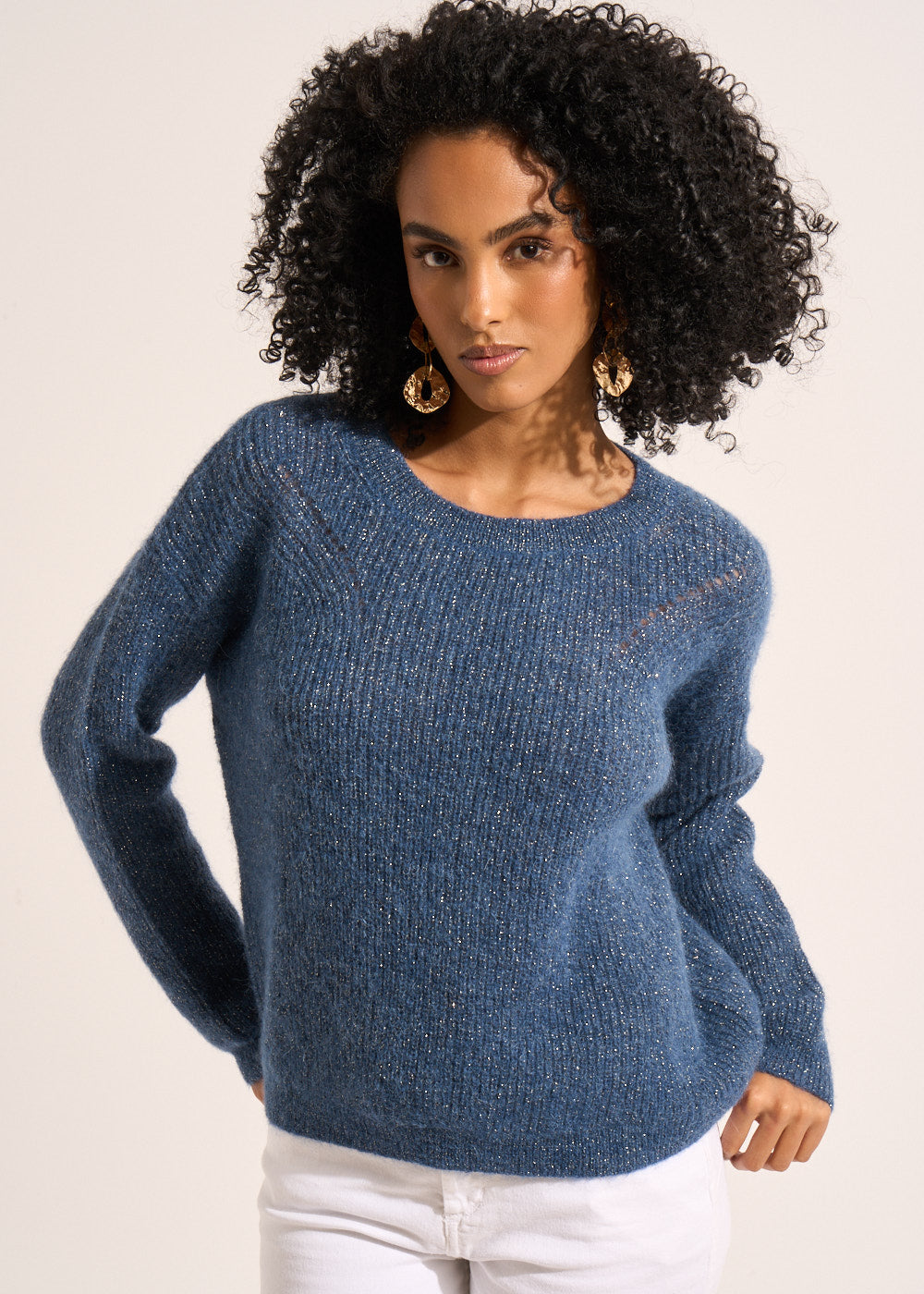 MONCOEUROX Round neck sweater - 1 - Sud Express - Sud Express