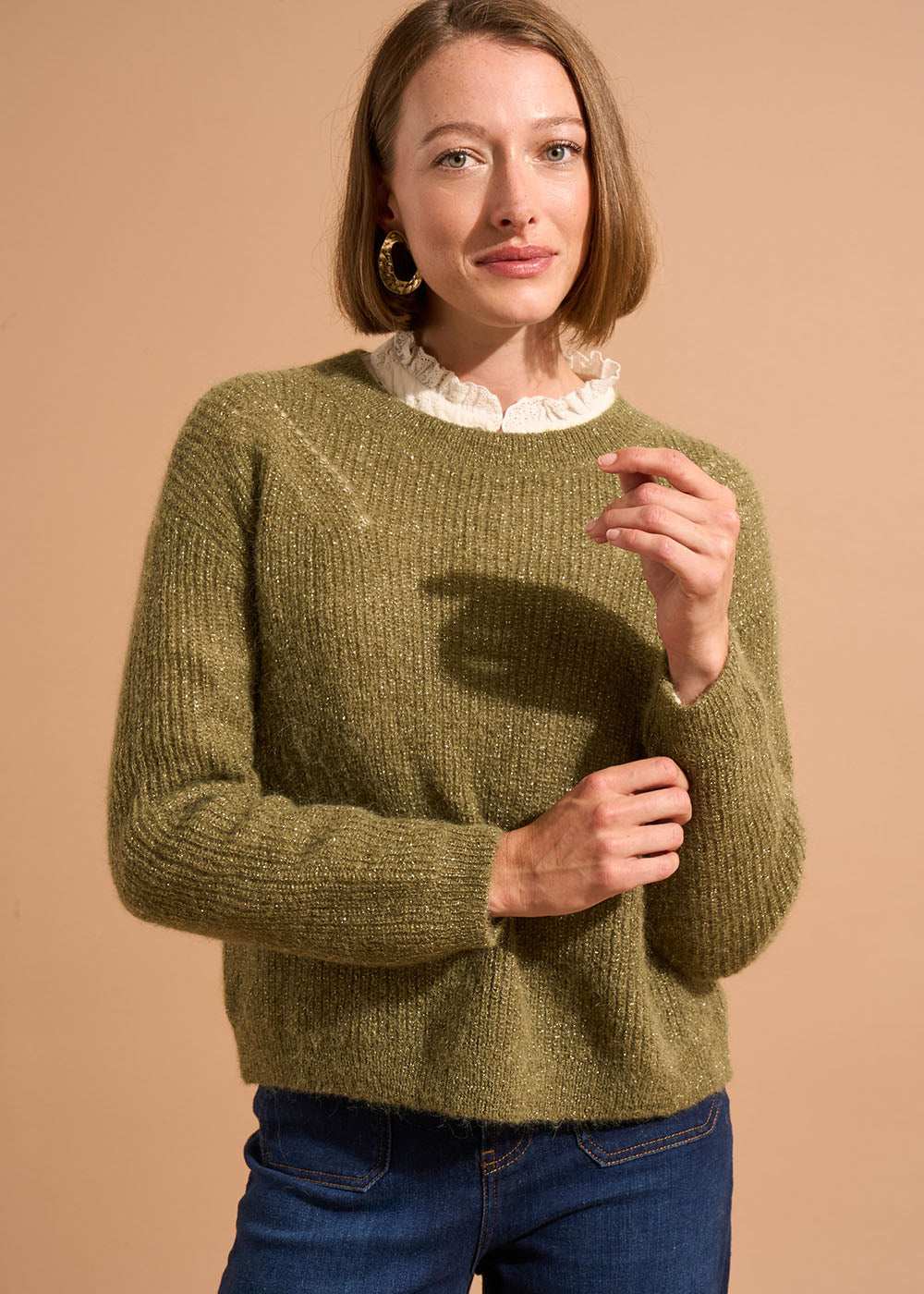 MONCOEUROX Round neck sweater - 1 - Sud Express - Sud Express