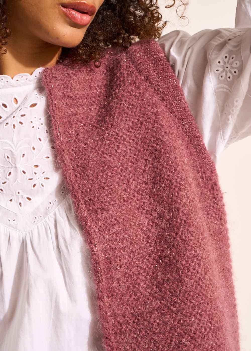 GOTANAX Cardigan sleeveless shorts in mohair - 2 - Sud Express - Sud Express