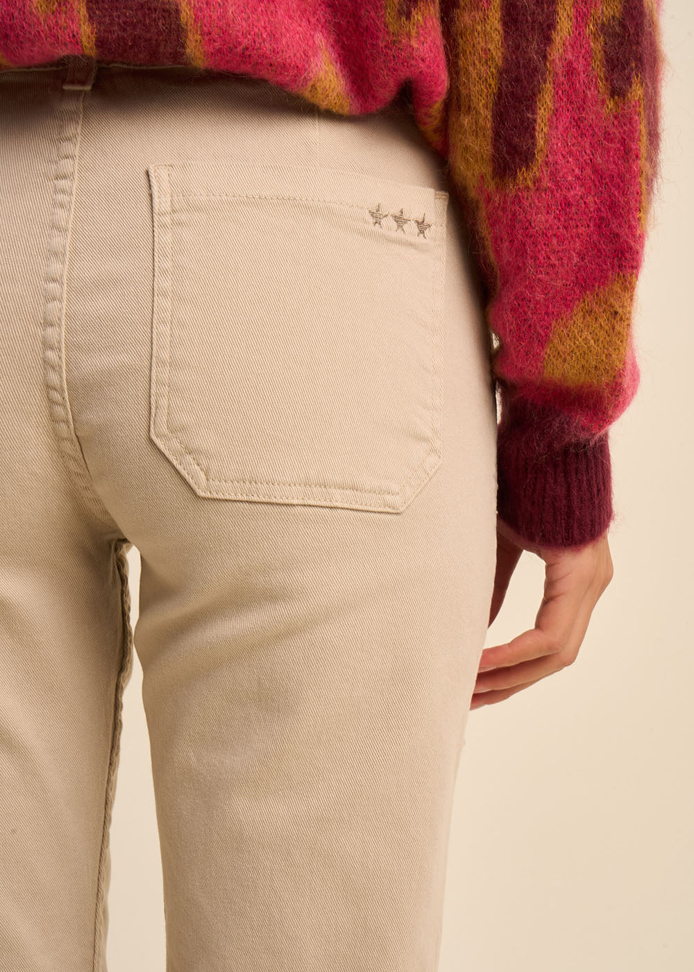 PERACLES Boyfriend pants with a medium waist - 4 - Sud Express - Sud Express