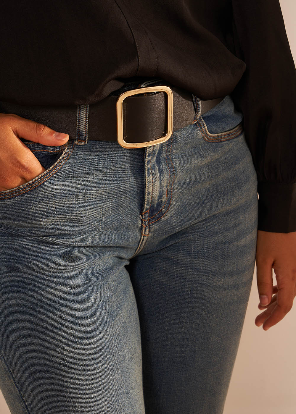 CELLIA Smooth Fake leather belt - 2 - Sud Express - Sud Express