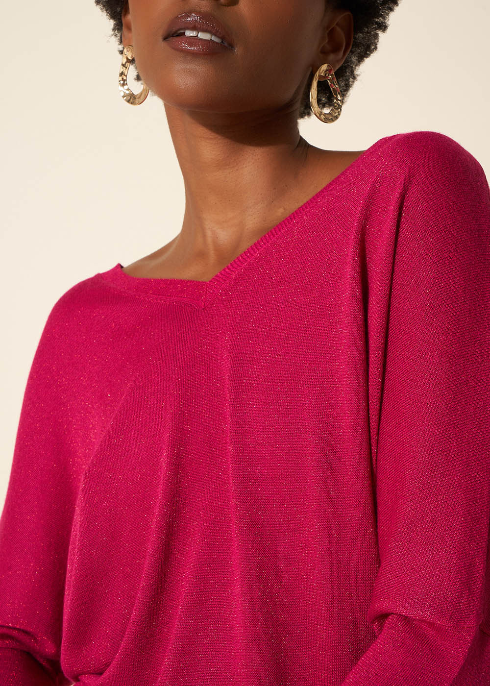 GONAMA V-neck cardigan with sparkling details - 2 - Sud Express - Sud Express