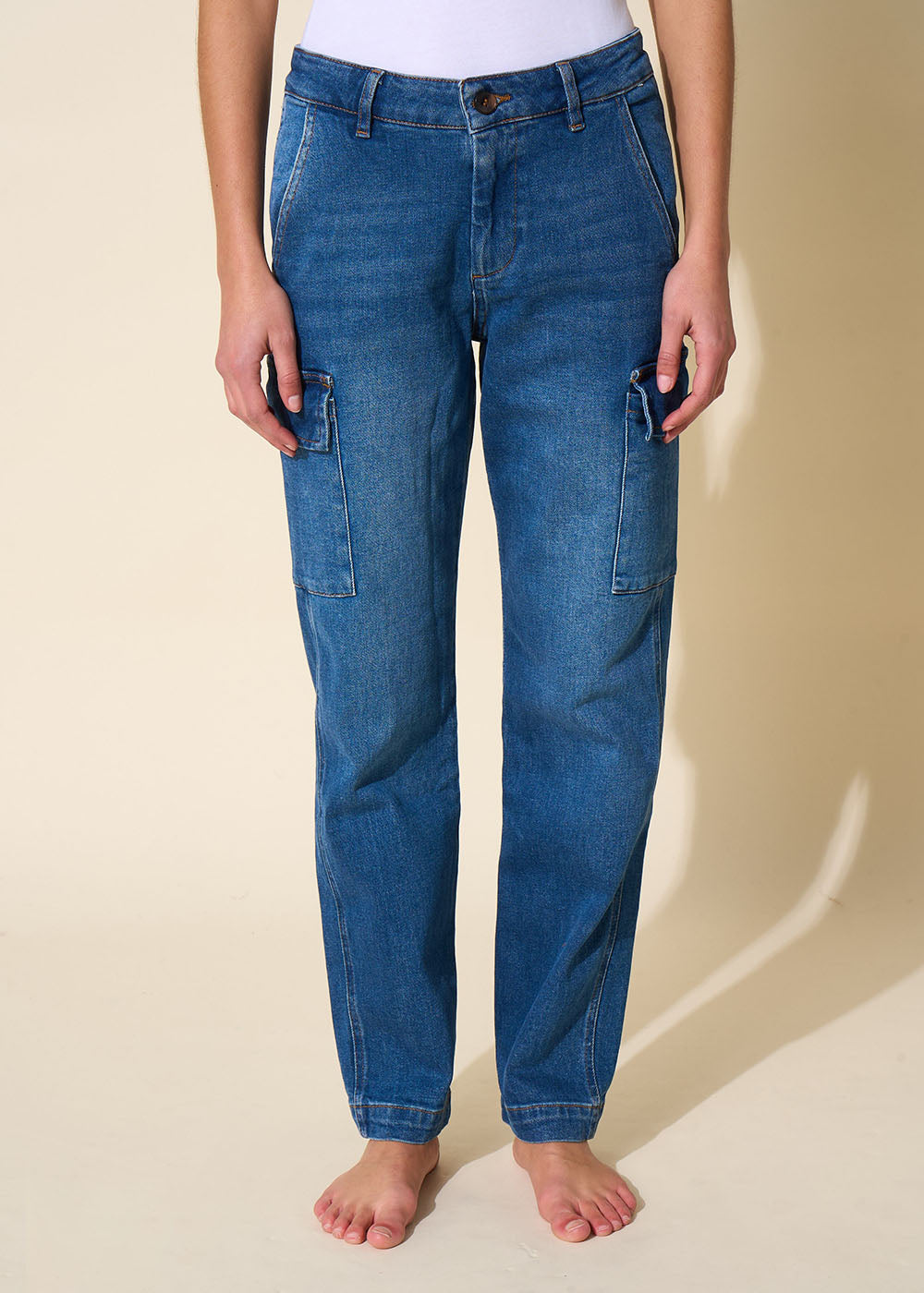 Straight cargo jeans - Sud Express - 5 - Sud Express