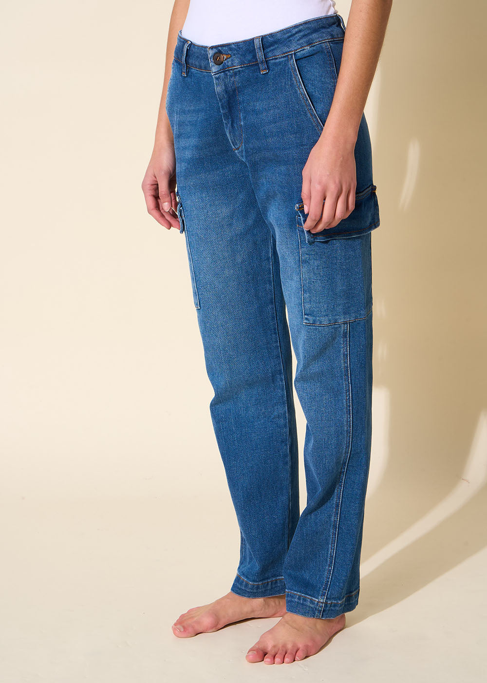 Straight cargo jeans - Sud Express - 6 - Sud Express