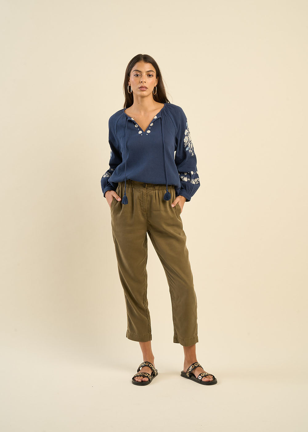 PAOL Slouchy trousers - 1 - Sud Express - Sud Express