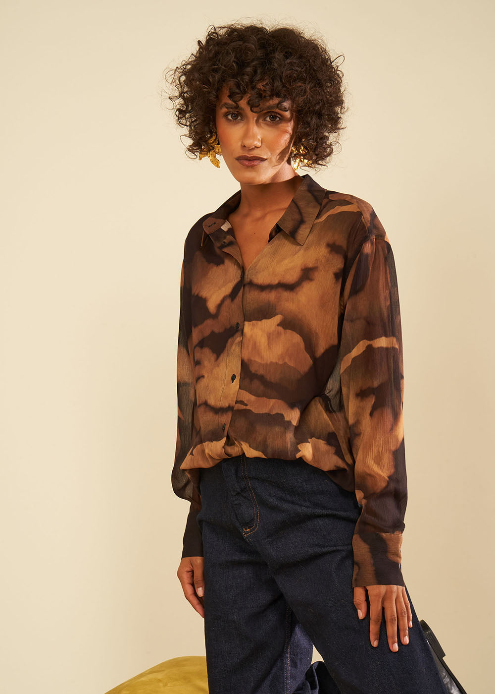 CADALIE Oversized printed shirt - 2 - Sud Express - Sud Express
