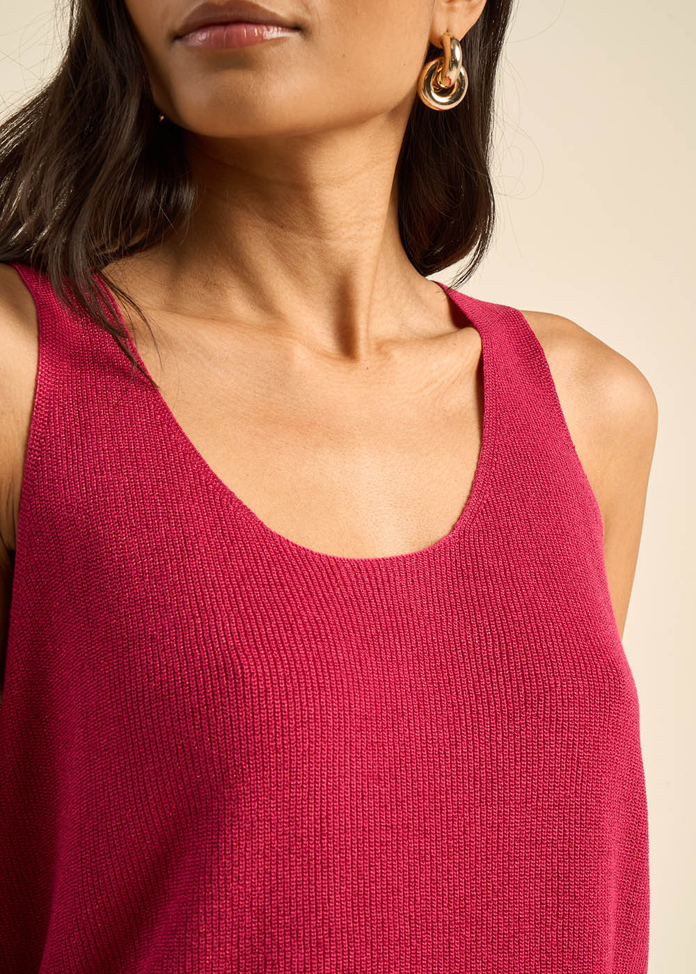 DIBA Sparkling knit tank top - 2 - Sud Express - Sud Express