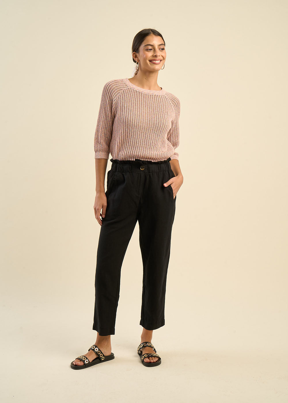 PAOLINE 7/8 slouchy pants - 1 - Sud Express - Sud Express
