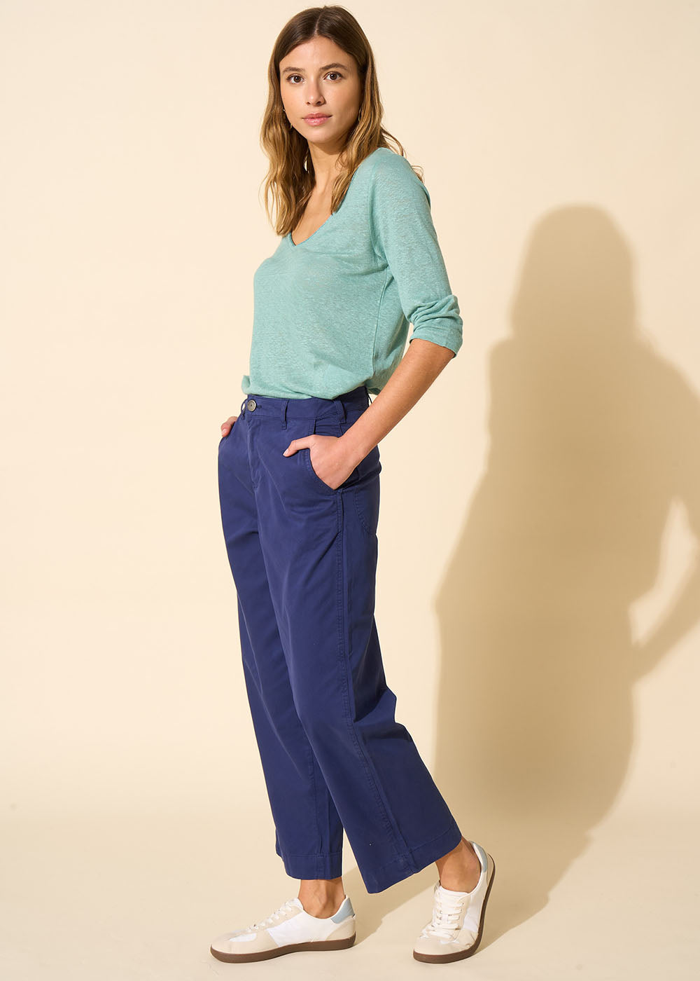 PAMELA Wide-legged pants - 1 - Sud Express - Sud Express