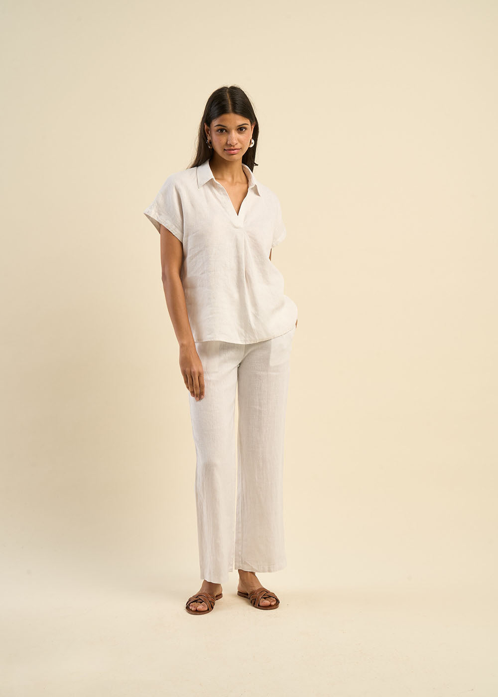 PASKY Elegant linen pants - 1 - Sud Express - Sud Express
