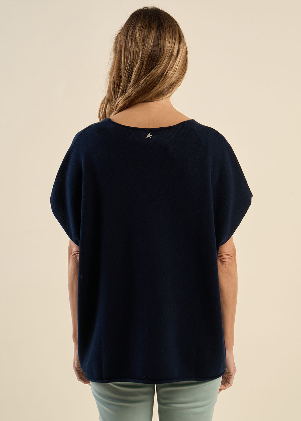 Pull manches courtes en cachemire - Sud Express - 3 - Sud Express