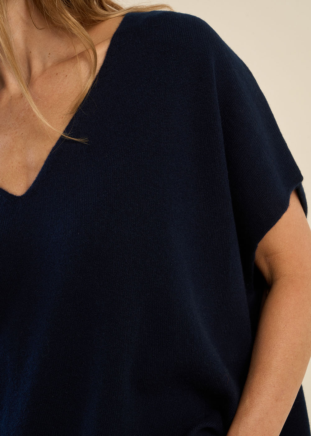 Pull manches courtes en cachemire - Sud Express - 5 - Sud Express