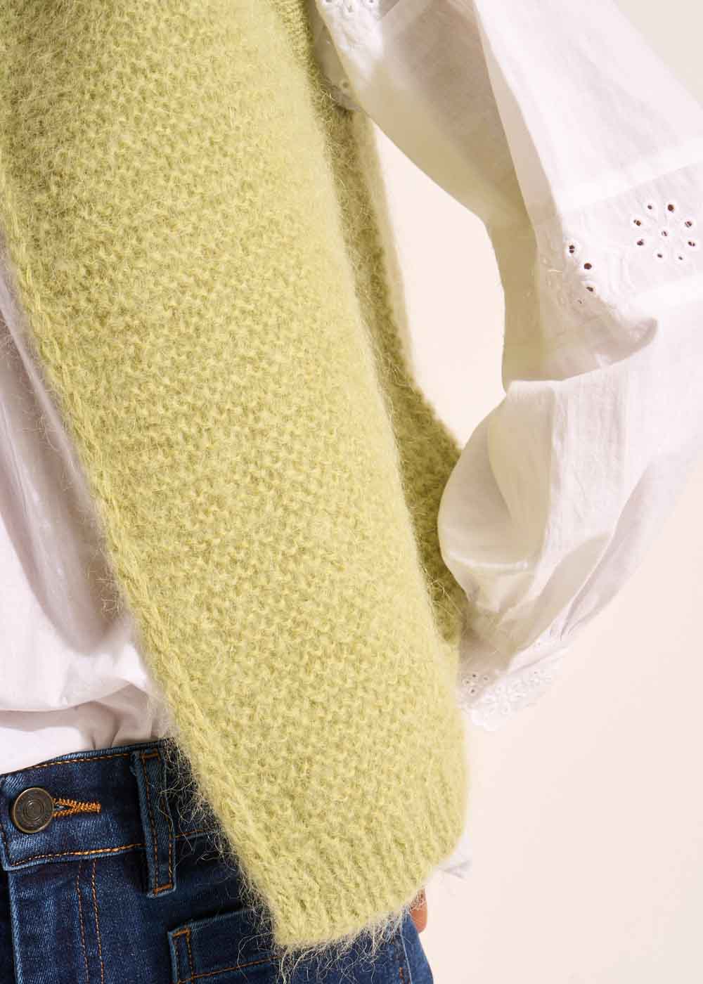 GOTANA Short sleeveless mohair cardigan - 4 - Sud Express - Sud Express