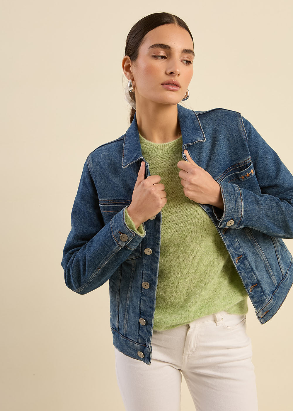 VOKOLY Denim jacket - 1 - Sud Express - Sud Express