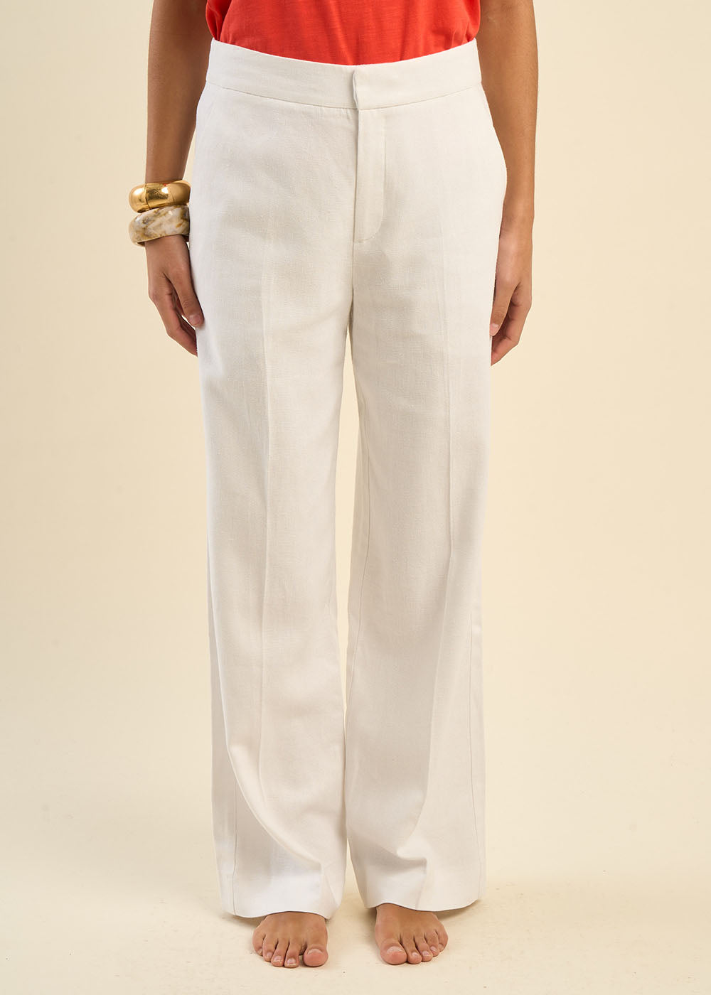 PARTENA Linen suit trousers - 3 - Sud Express - Sud Express