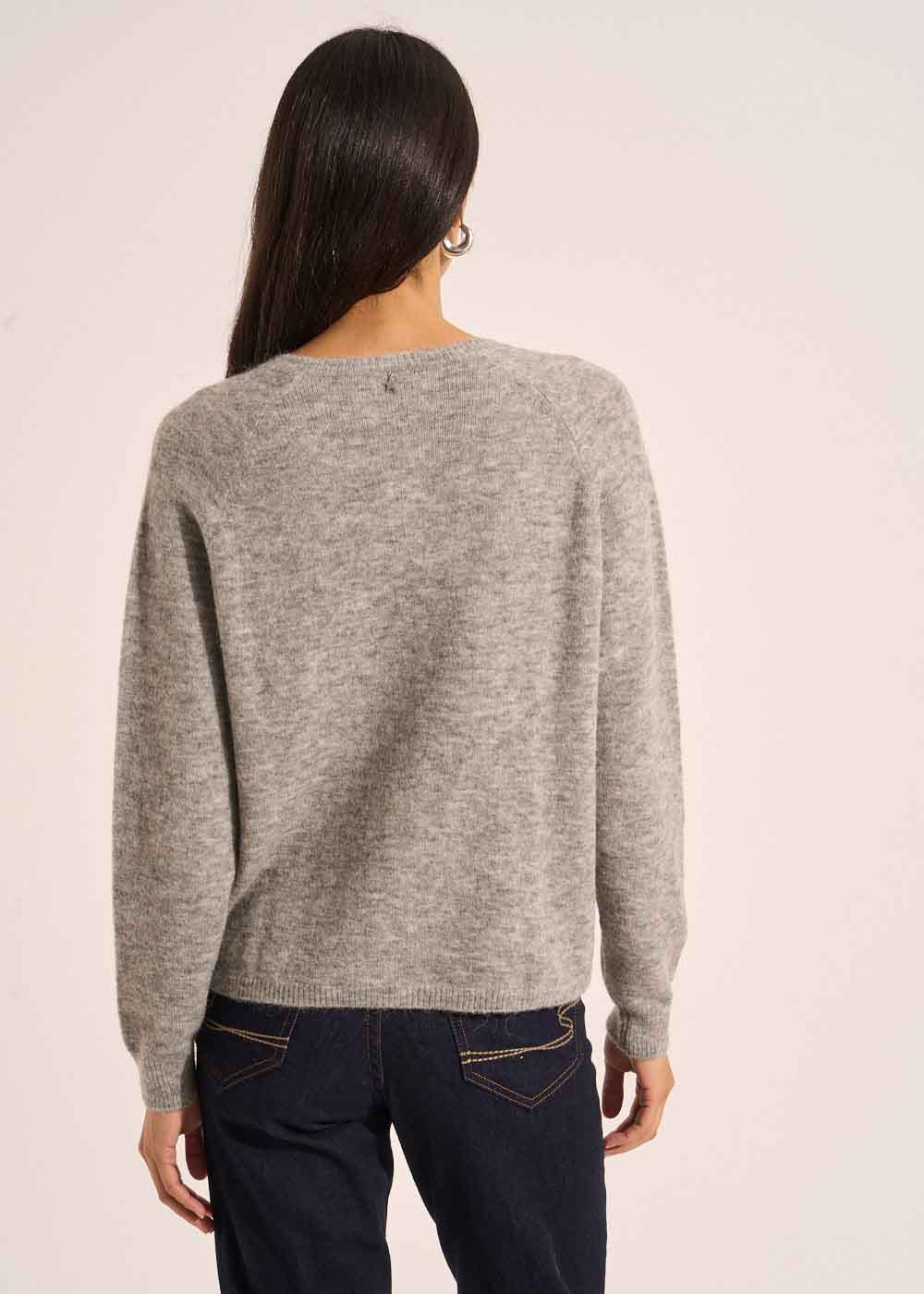 GABY Embroidered round-neck cardigan - 3 - Sud Express - Sud Express