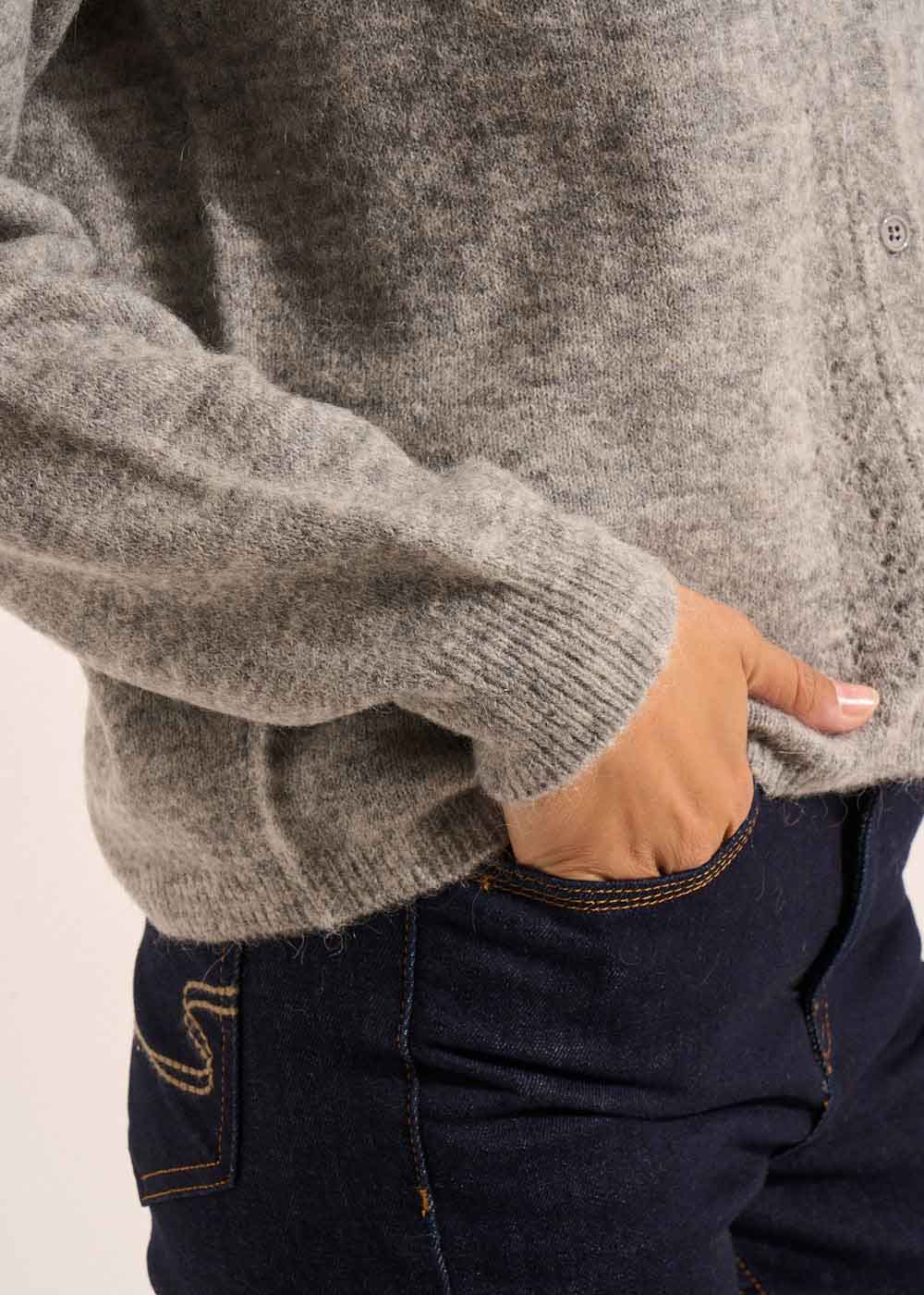 GABY Embroidered round-neck cardigan - 4 - Sud Express - Sud Express