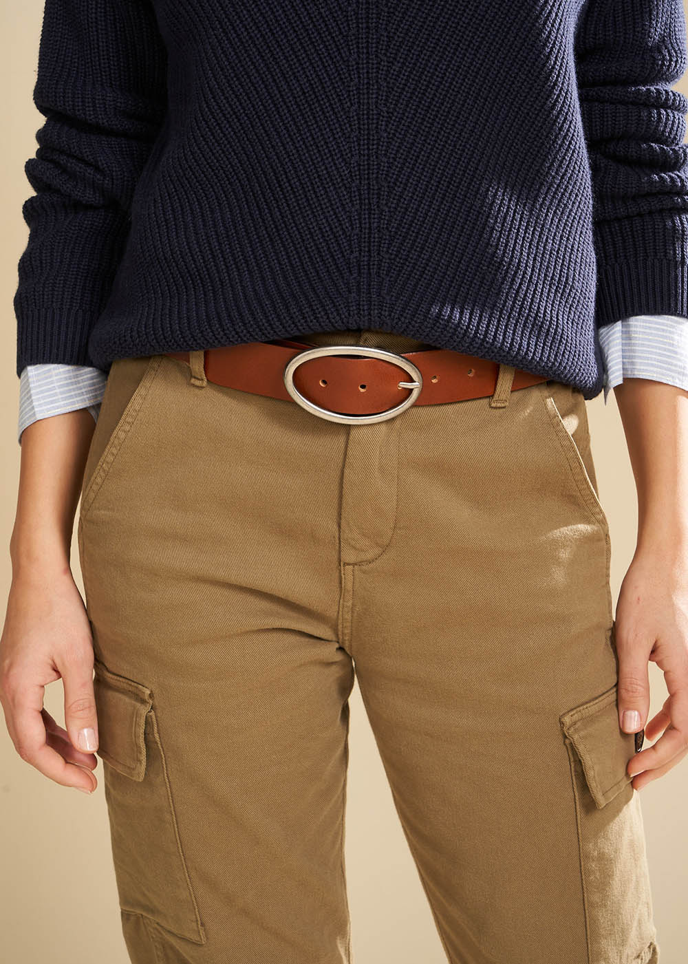 CODY Belt with a silver buckle - 2 - Sud Express - Sud Express