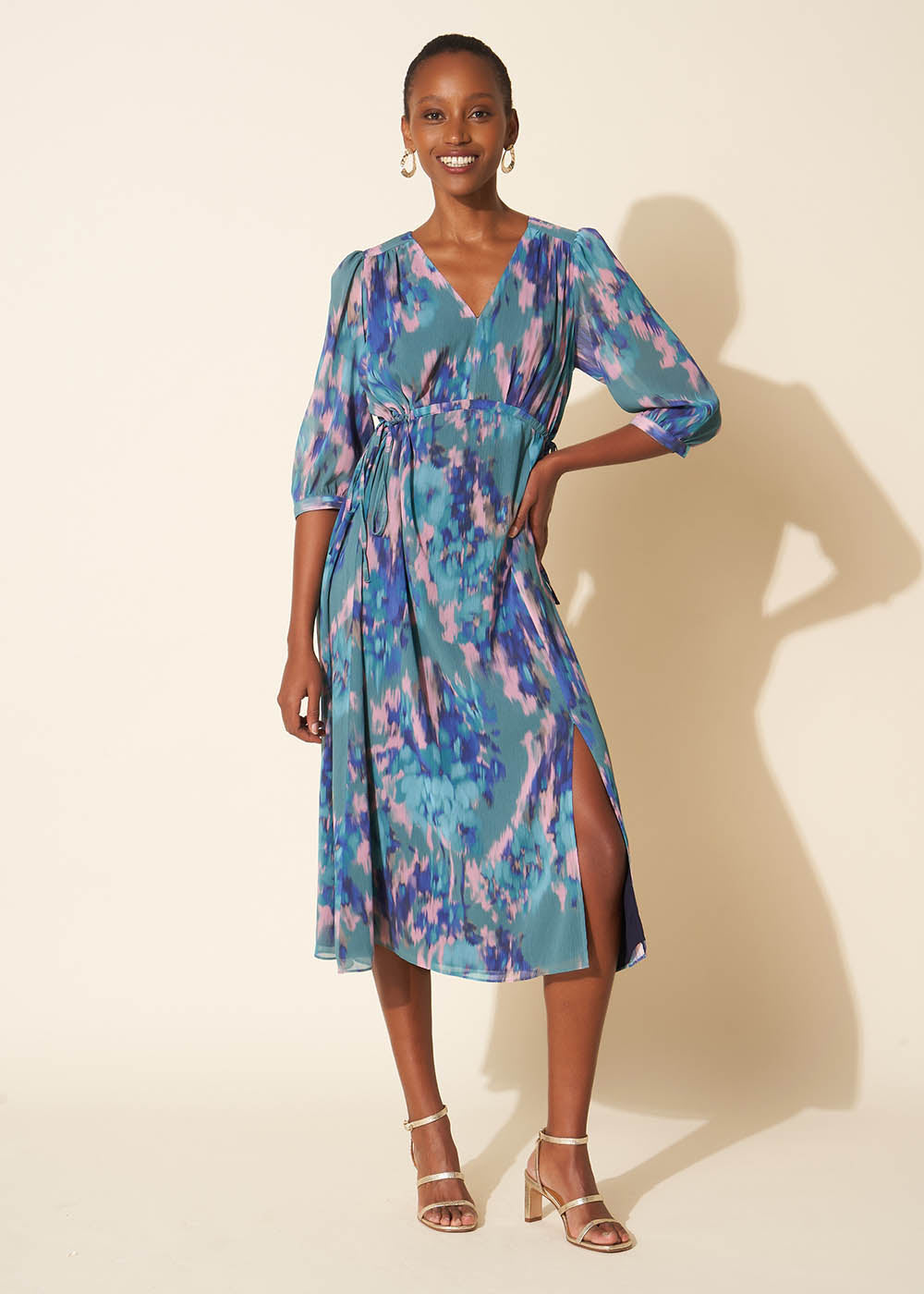 RASKA Printed long dress - 1 - Sud Express - Sud Express